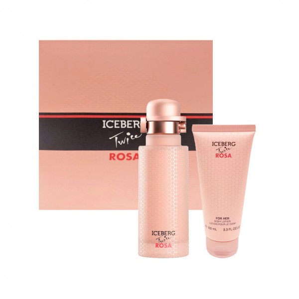 Iceberg twice rosa eau de toilette 125ml vaporizador + locion perfumada corporal 100ml